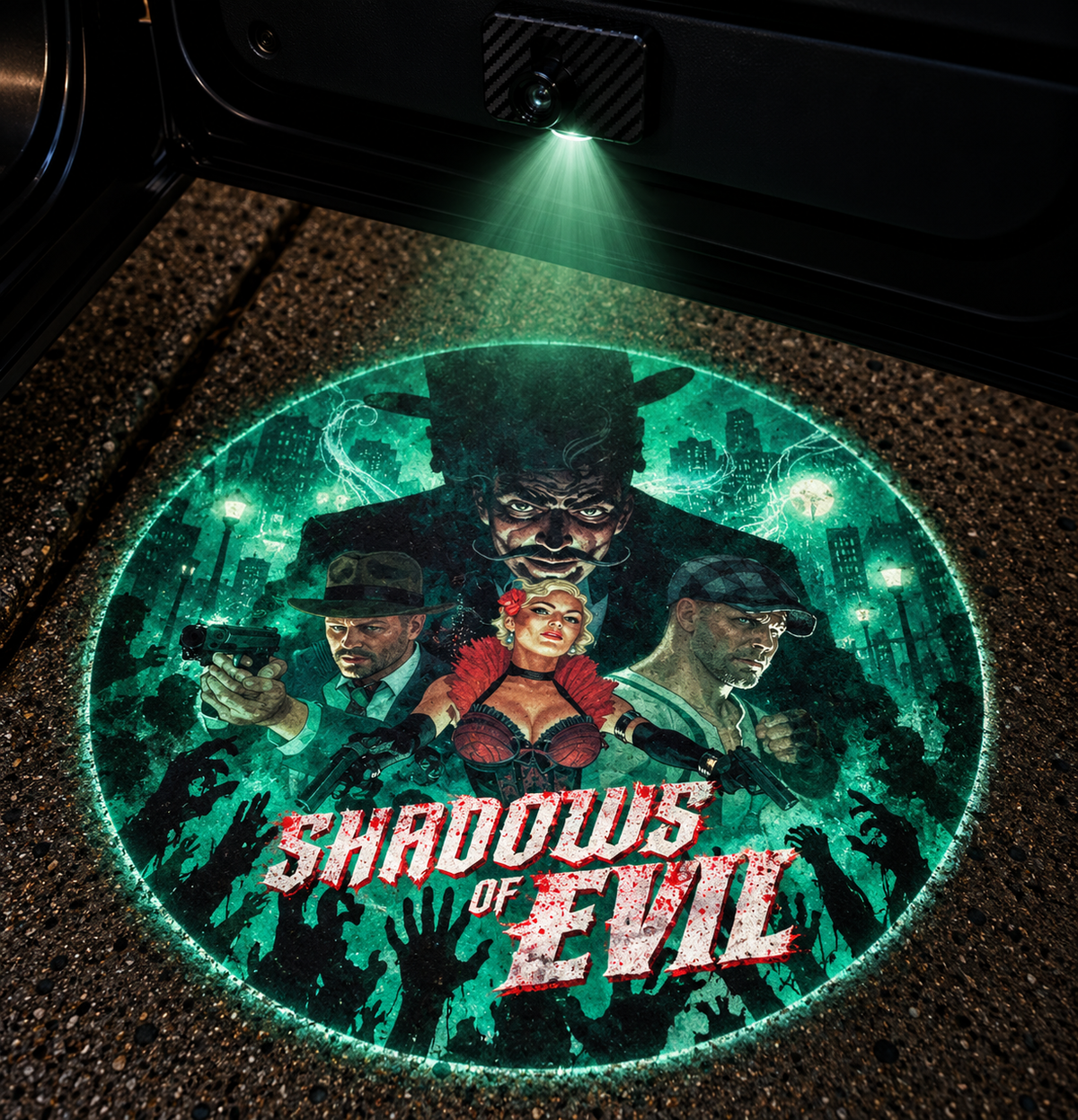 Zombies Door Projector