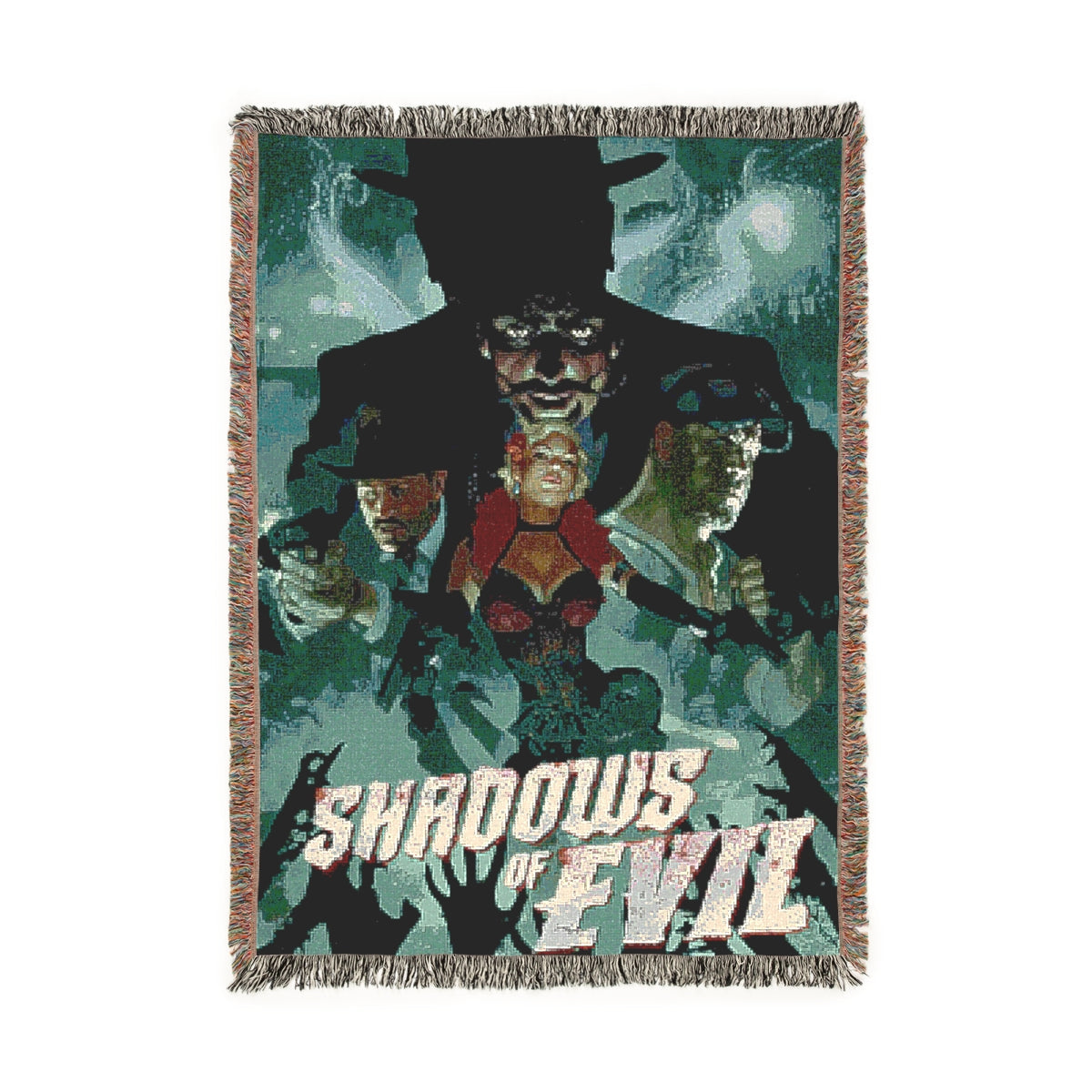 Shadows Of Evil Tapestry Blanket