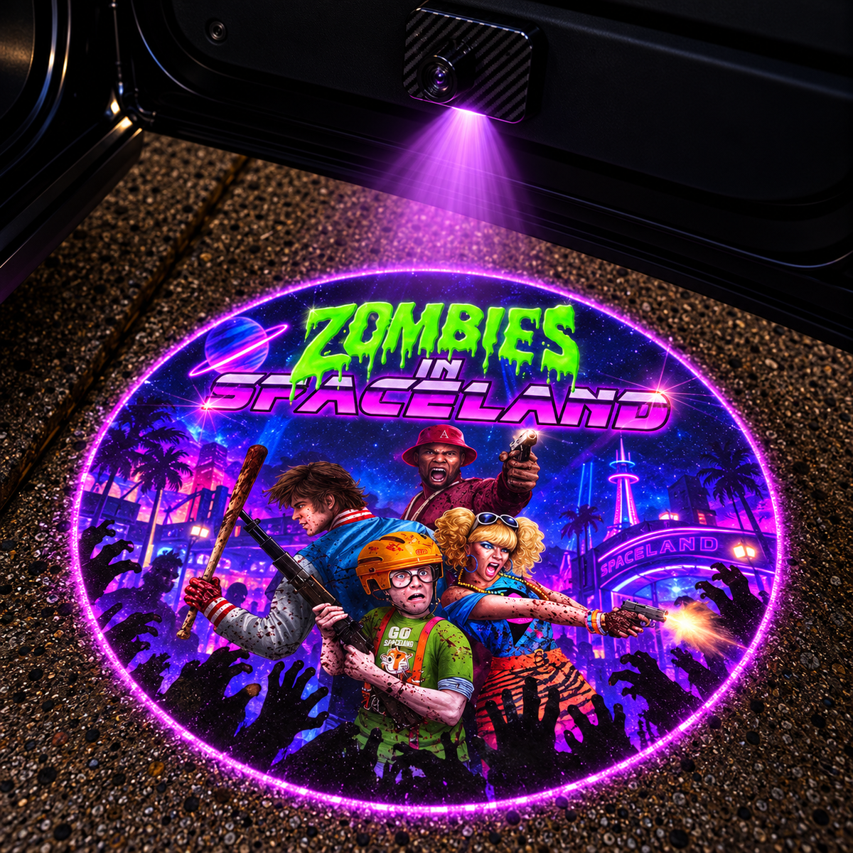 Zombies Door Projector